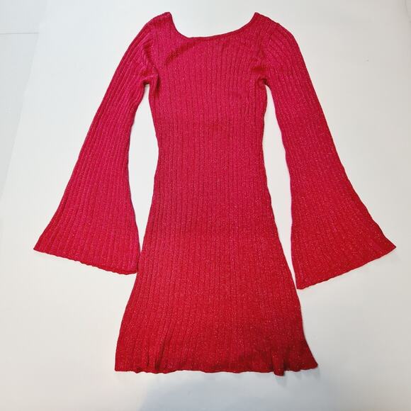 MORE TO COME Meira Mini Dress in Pink Metallic Medium - Picture 2 of 11